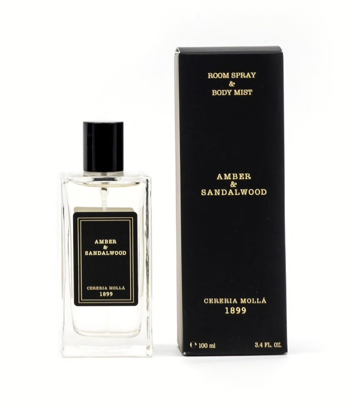 Cereria Molla - Spray 2w1 Premium 100 ml Amber & Sandalwood