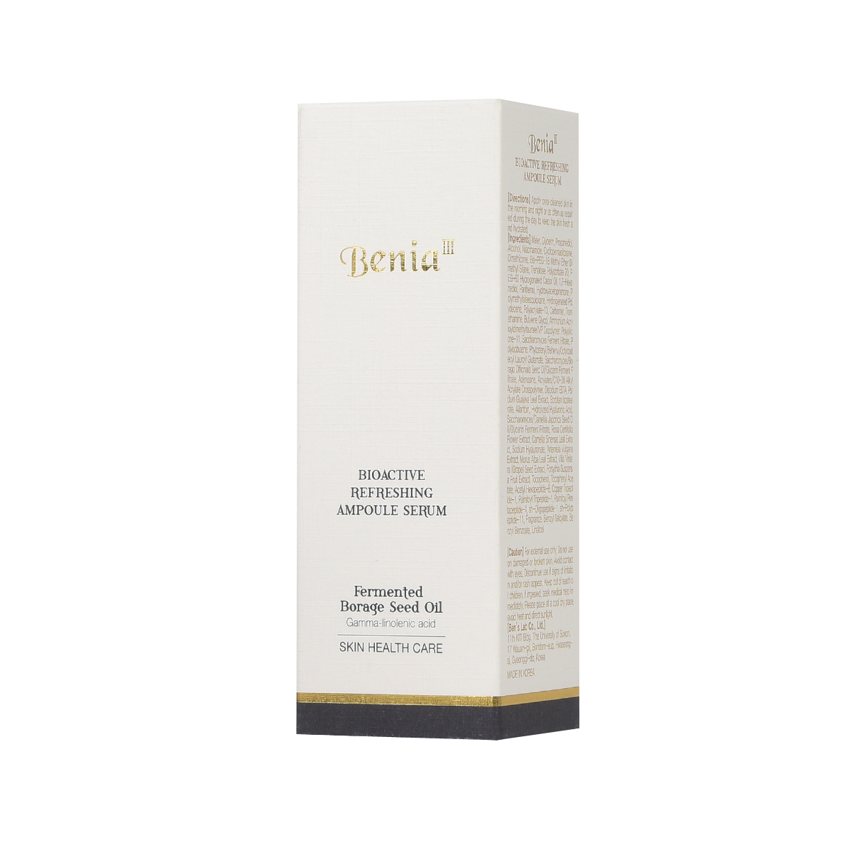 Benia III Refreshing Ampoule odświeżające serum do twarzy, 45 ml