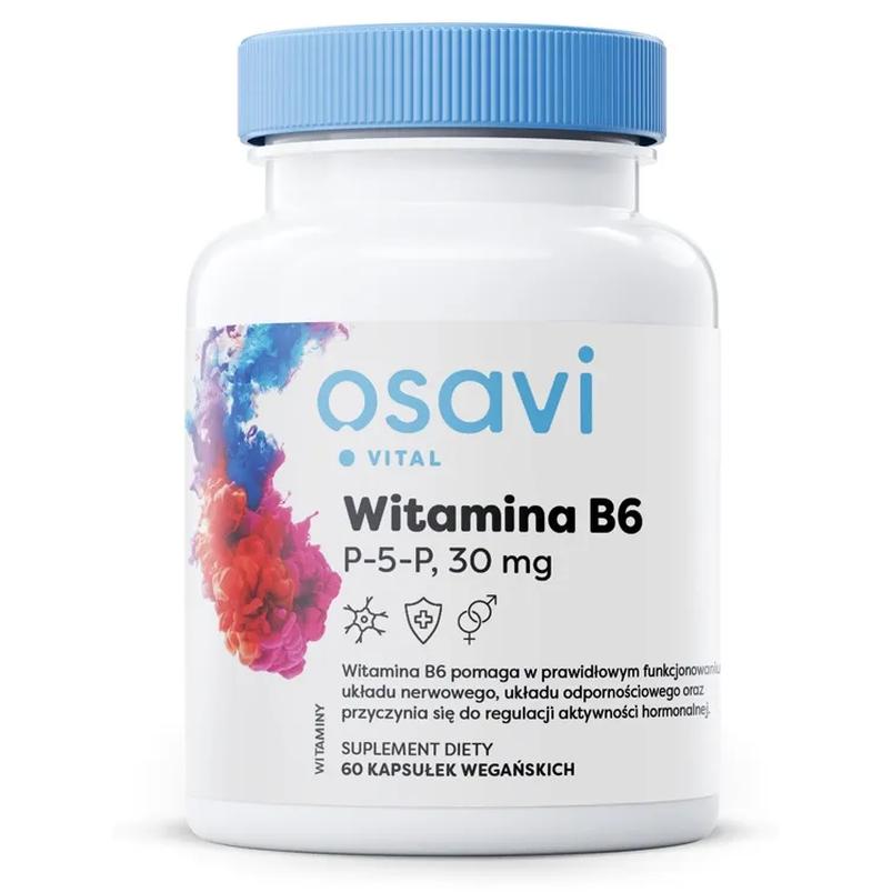 Osavi suplement diety witamina B6, P-5-P, 30 mg, 60 kaps./1 opak.
