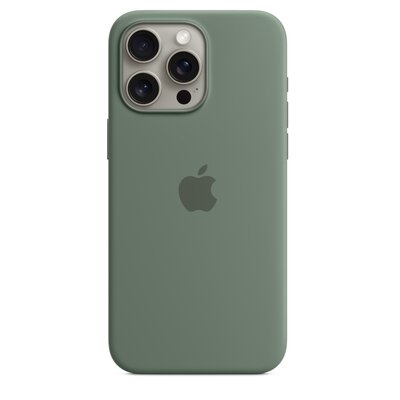 Etui APPLE Silicone Case MagSafe do iPhone 15 Pro Max Cyprys