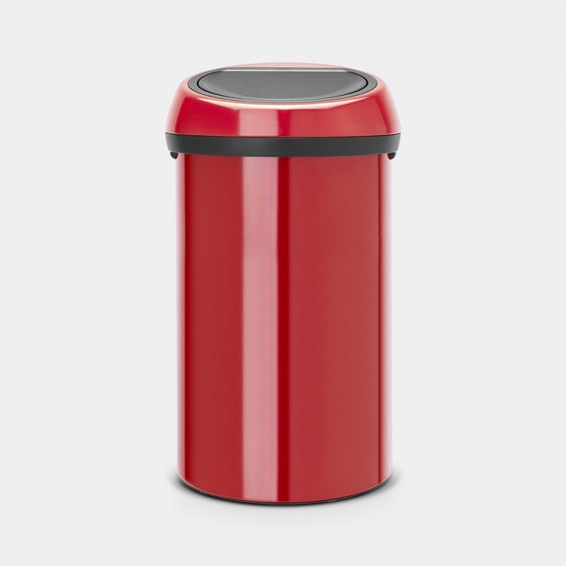 Brabantia - Kosz dotykowy TOUCH BIN 60L Czerwony