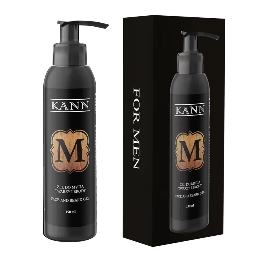 Kann For Men żel do mycia twarzy i brody, 150 ml