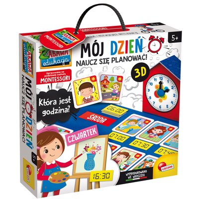 Gra edukacyjna LISCIANI Montessori Mój Dzień - Naucz się planować 304-PL80137