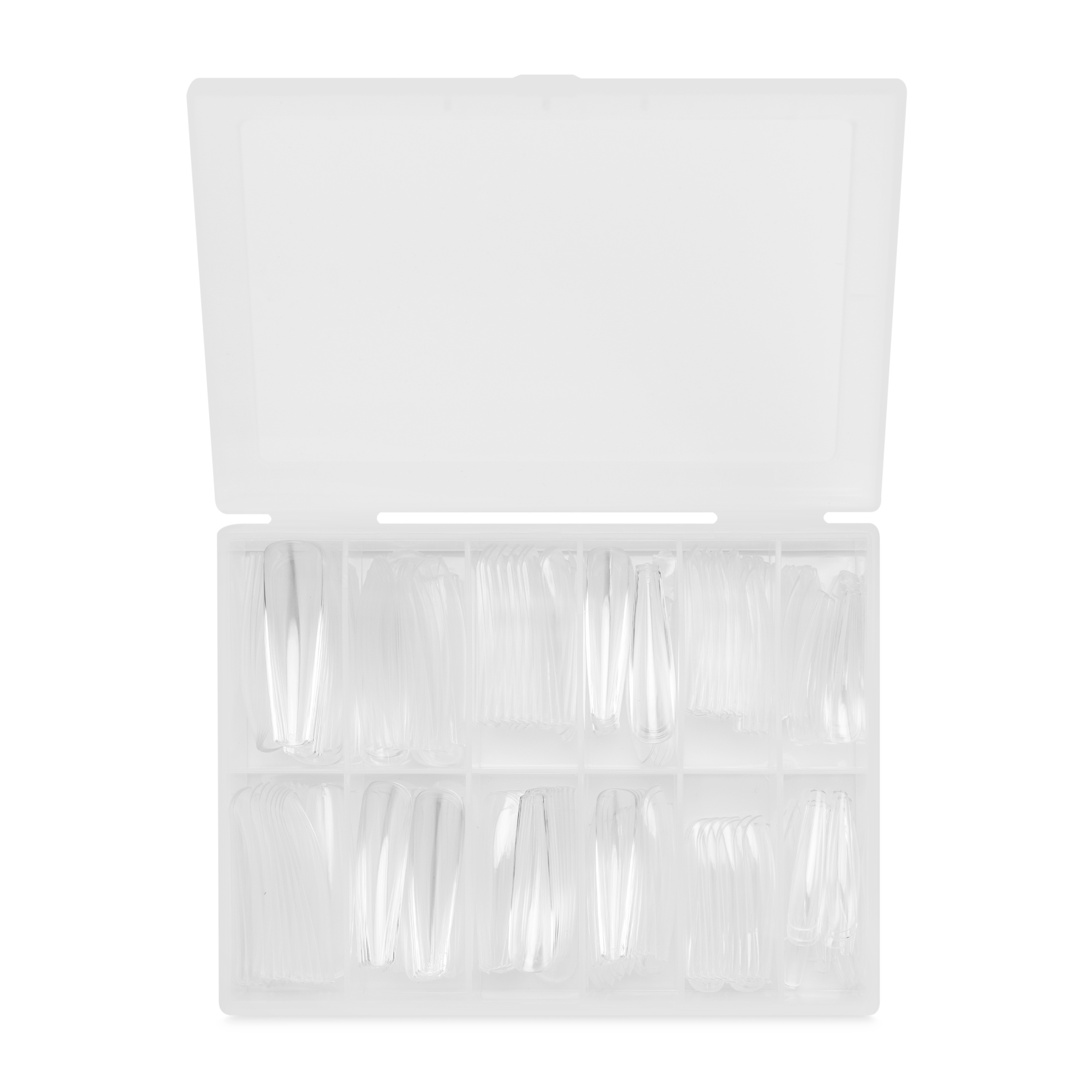 Mani King Instant Nails Full Cover Tips gotowe elastyczne paznokcie A4 trumienka, 240 szt./1 opak.