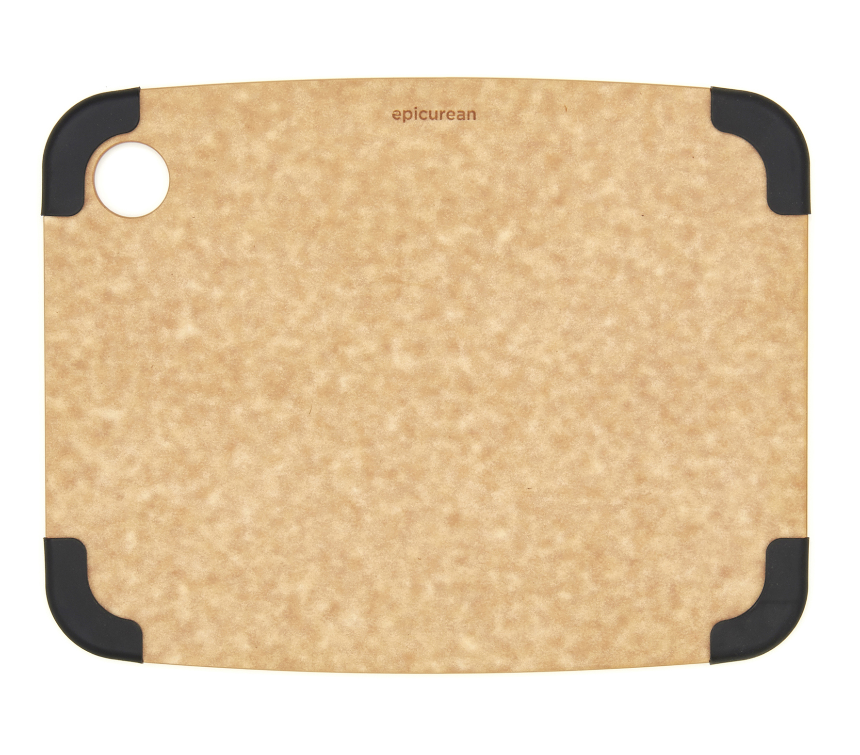 Epicurean - Deska antypoślizgowa M 30x23cm Naturalny / Czarny