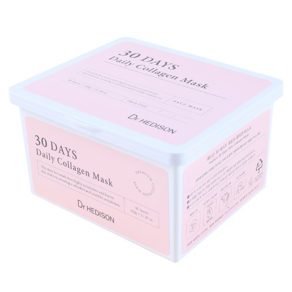 Dr.Hedison THE PREMIUM COLLAGEN kolagenowe maseczki w płachcie na każdy dzień, 30 szt./1 opak.