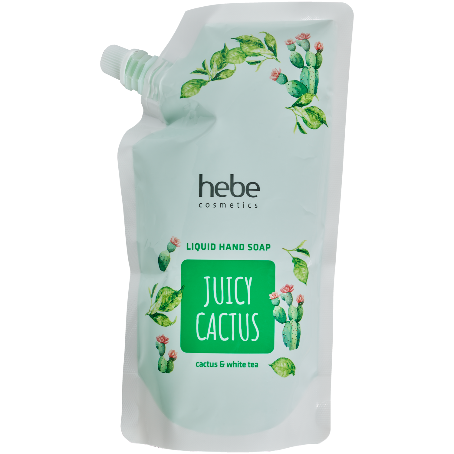 Hebe Cosmetics Juicy Cactus mydło do rąk w płynie refill, 500 ml