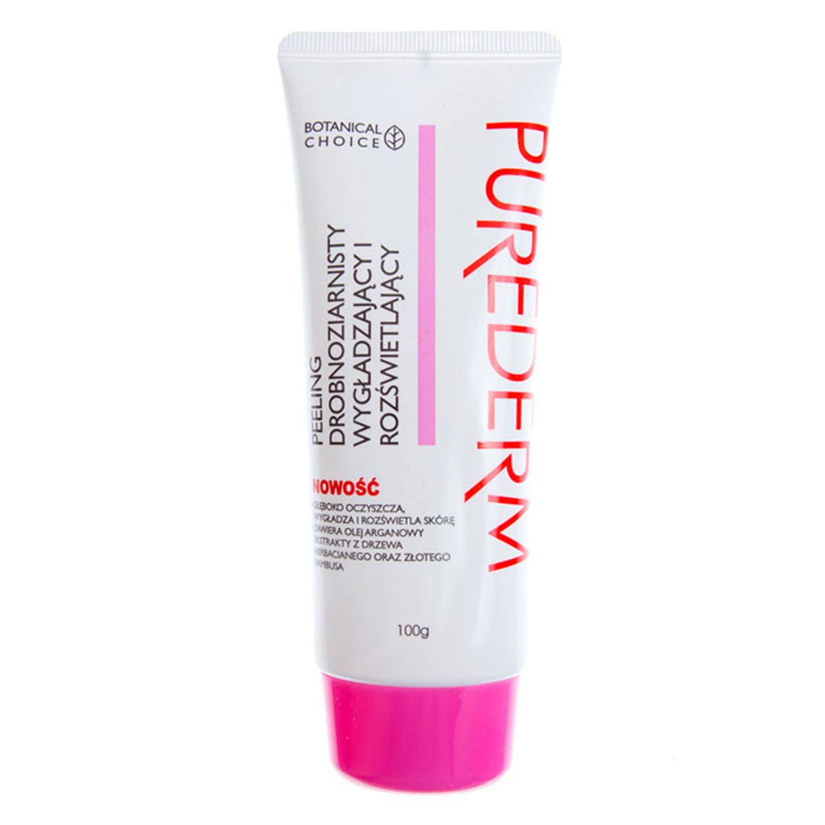 Purederm peeling drobnoziarnisty wygładzający i rozświetlający do twarzy, 100 g