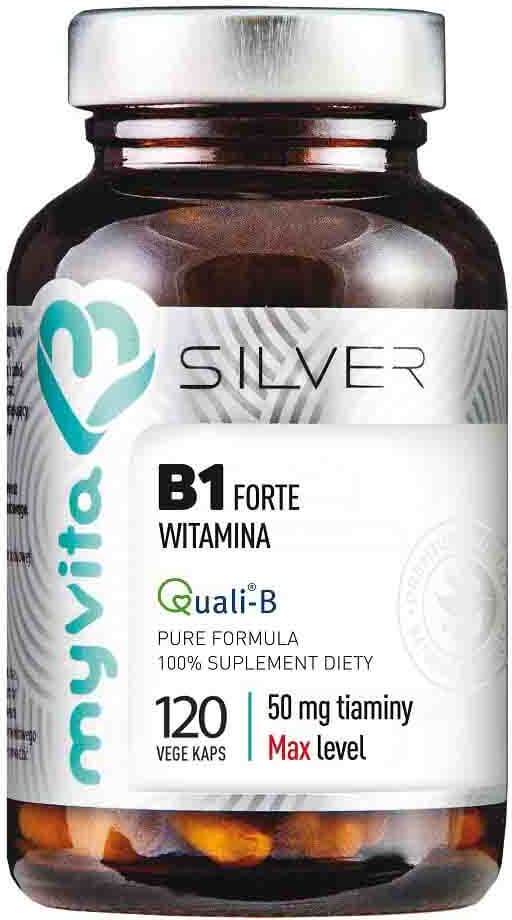 Silver Pure 100% Witamina B1 FORTE 50mg 120 kaps. (Myvita)