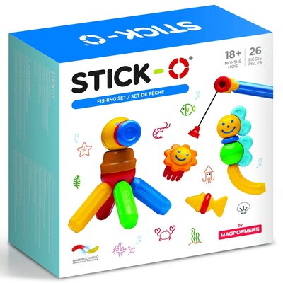 Klocki magnetyczne MAGFORMERS Stick-O Wędkarski 005-902006