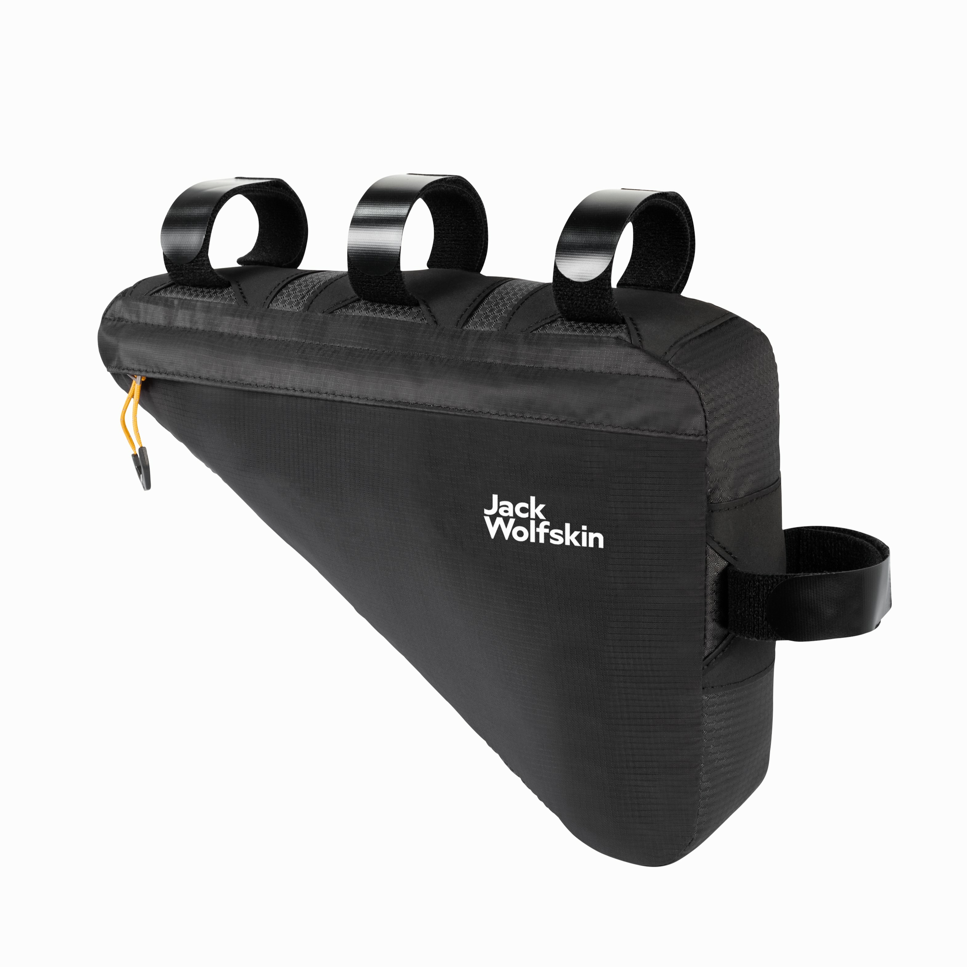 Torba sakwa rowerowa na ramę Jack Wolfskin MOROBBIA TRIANGLE BAG flash black - ONE SIZE