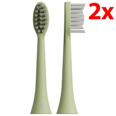 Oryginalna końcówka do szczoteczki TESLA TS200 TSL-PC-TS200GACC Zielony (2 szt.) (Miękkie włosie)