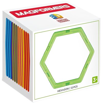 Klocki magnetyczne MAGFORMERS Sześciokąty 005-713015