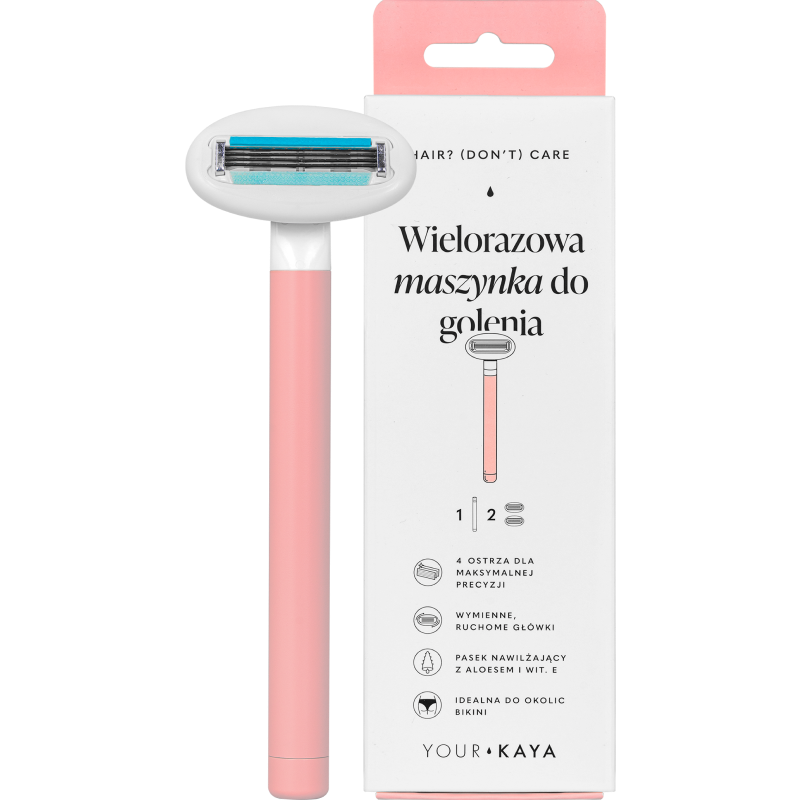 Your Kaya Blush maszynka do golenia, 1 szt. + wkłady, 2 szt./1 opak.