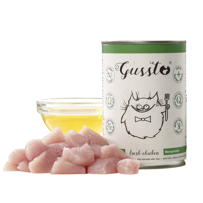 GUSSTO Cat Fresh Chicken mokra karma dla kotów kurczak 400 g
