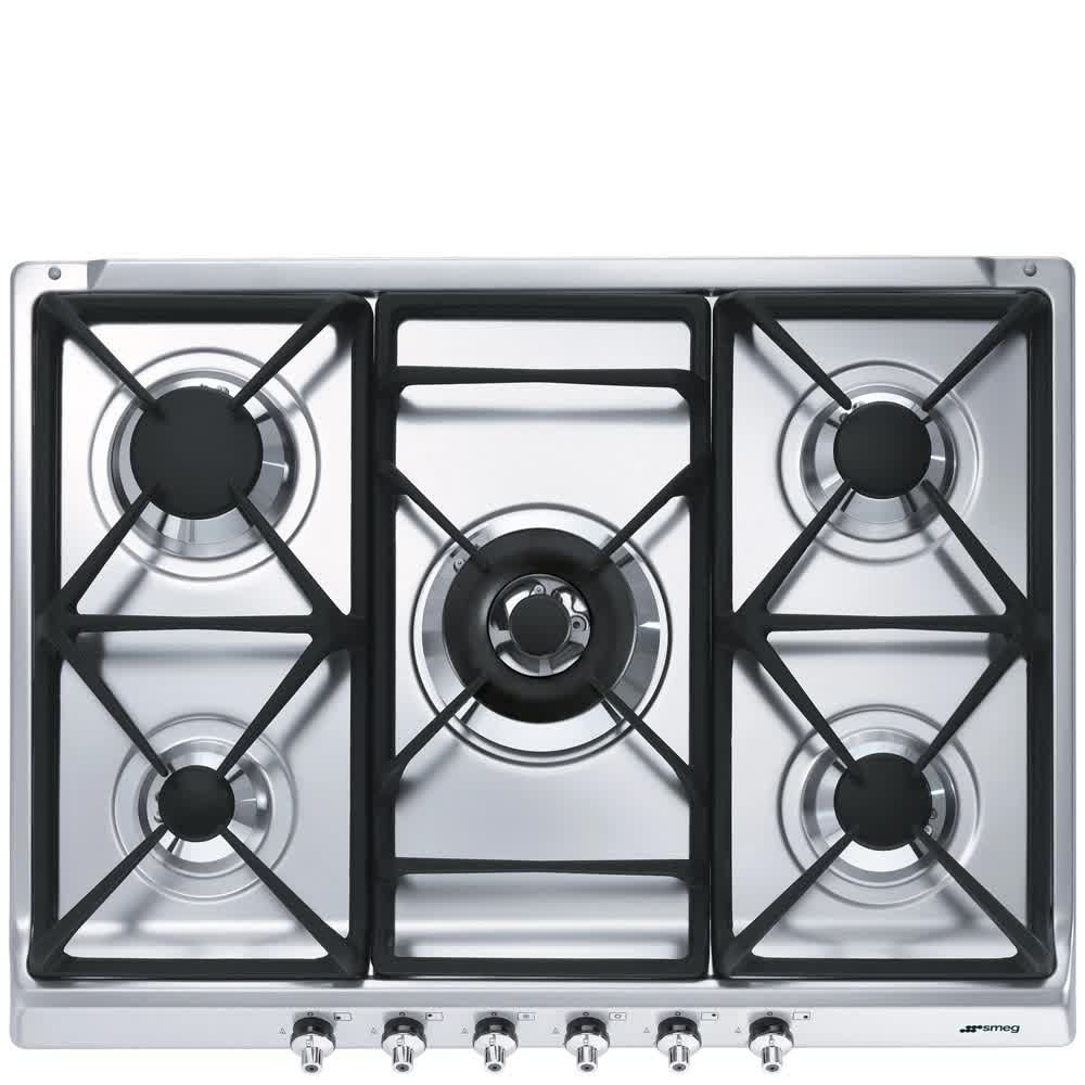 Smeg - Płyta gazowa SDR70XG5 Classica Stal nierdzewna