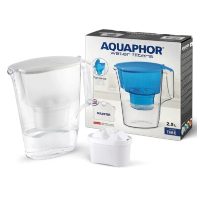 Dzbanek filtrujący AQUAPHOR Time Biały