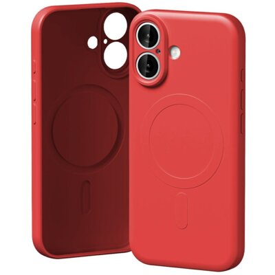 Etui MERCURY Semi-Silicone MagSafe do Apple iPhone 17 Czerwony
