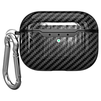 Etui na słuchawki BELINE Carbon do Apple AirPods Pro 2 Czarny