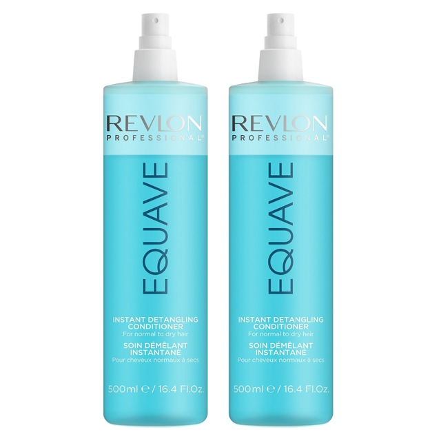 Revlon Professional Equave Hydro Nutritive Detangling zestaw: dwufazowa odżywka nawilżająca w sprayu, 2x500 ml