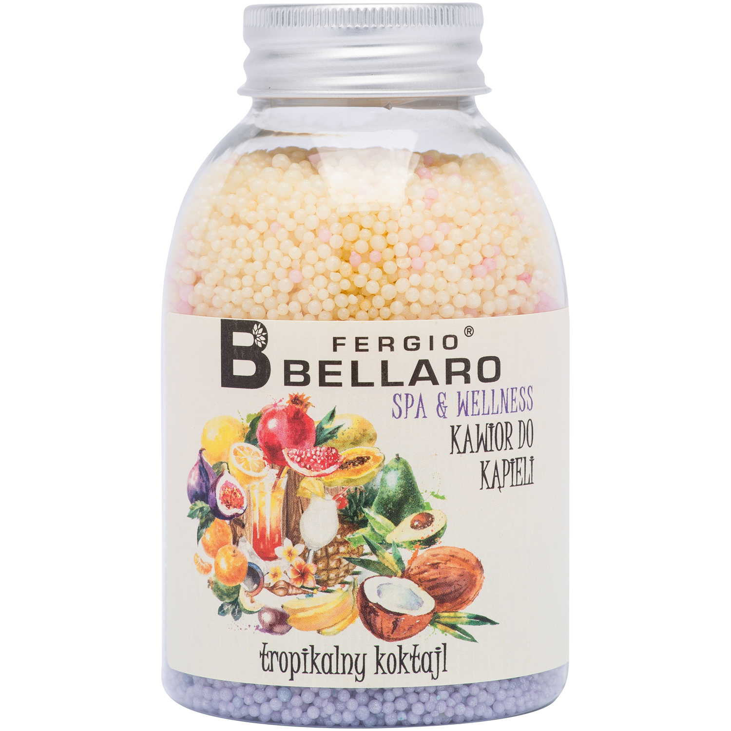 Fergio Bellaro Tropikalny koktajl kawior do kąpieli, 190 g