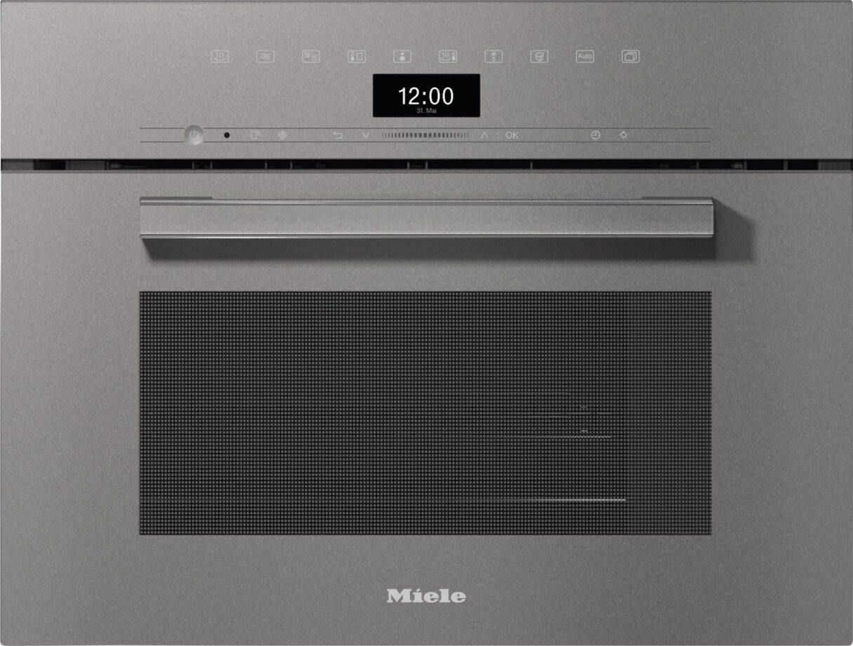 Miele - Urządzenie do gotowania na parze z kuchnią mikrofalową DGM 7440 45cm GraphitGrey