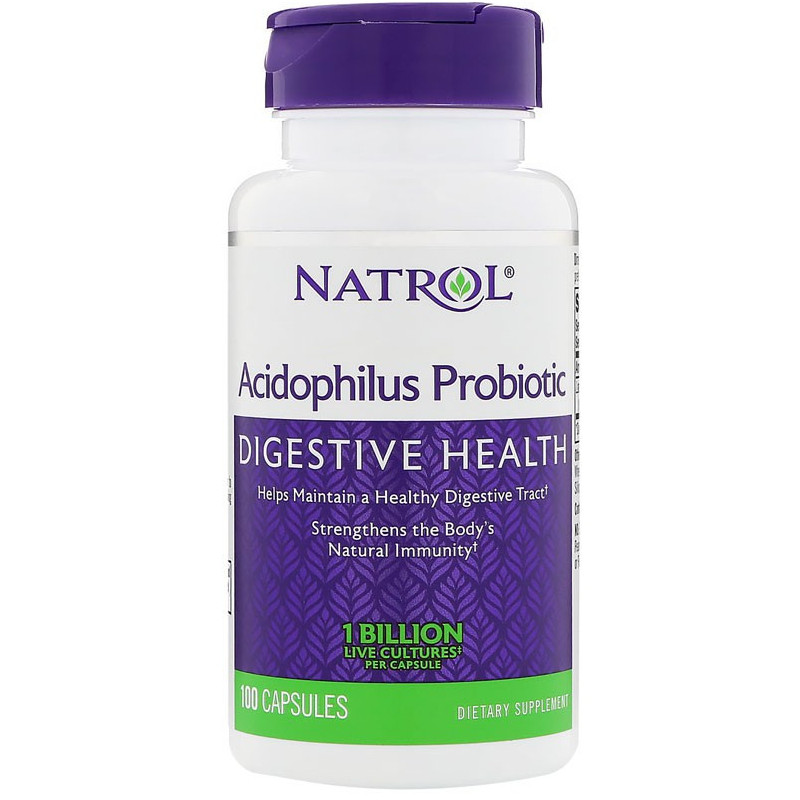 Natrol Acidophilus Probiotic suplement diety, 100 kaps./1 opak.