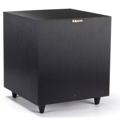 Subwoofer KLIPSCH R-8SW Czarny, Aktywny, 50W, Typ Bass Reflex, 8" Przetwornik, Obudowa MDF, Miedziane membrany, Auto "Stand By"