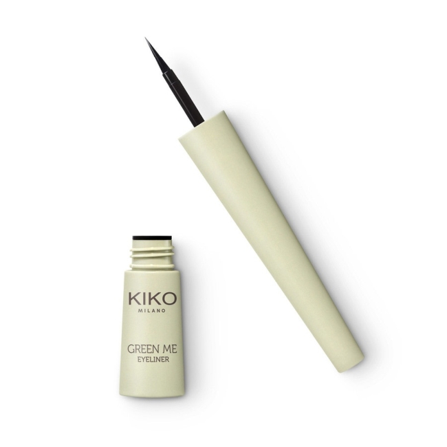 Kiko Milano Green Me eyeliner w płynie o wysokiej trwałości, 2,5 ml