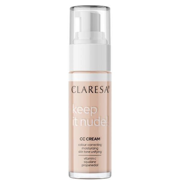Claresa KEEP IT NUDE! CC CREAM krem CC do twarzy 101 Light, 30 ml