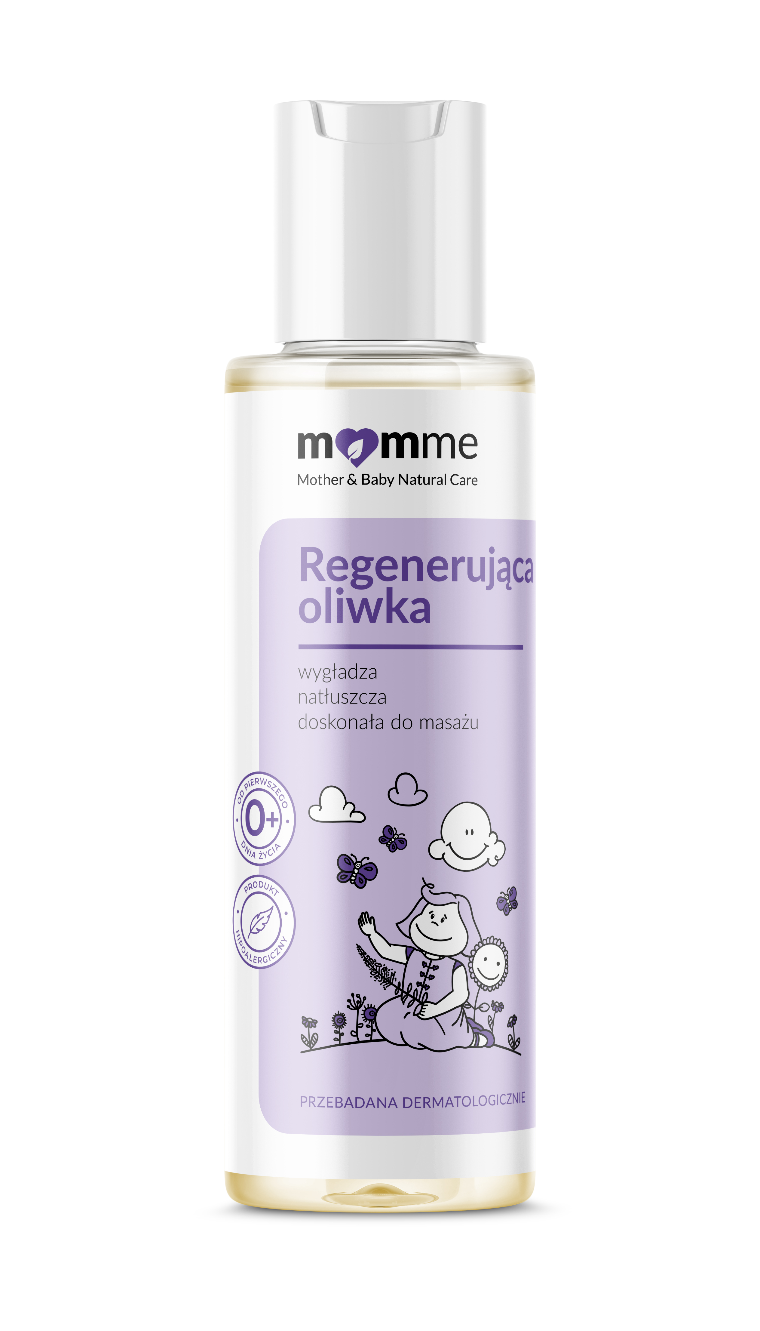 MomMe Dziecko regenerująca oliwka do ciała, 150 ml