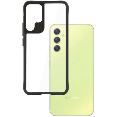 Etui 3MK Satin Armor Case+ do Samsung Galaxy A34 5G Przezroczysto-czarny