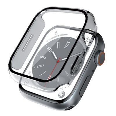 Etui CRONG Hybrid Watch Case do Apple Watch 7/8 (45 mm) Przezroczysty