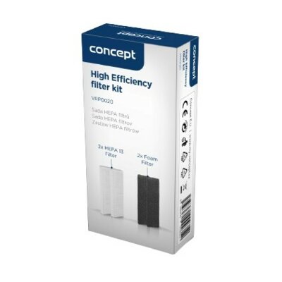 Zestaw filtrów CONCEPT VRP0020 do odkurzaczy VR2100 / VR2110 / VR3100 / VR3110 / VR3120 / VR3210