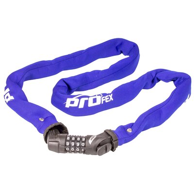Zapięcie rowerowe PROFEX Neo 81662 Łańcuch Niebieski