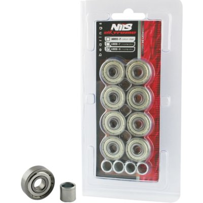 Łożyska NILS EXTREME ABEC-9 Carbon (8 sztuk)