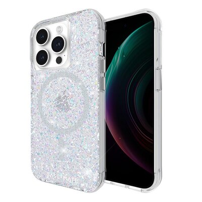 Etui CASE-MATE Twinkle MagSafe do Apple iPhone 15 Pro Srebrny