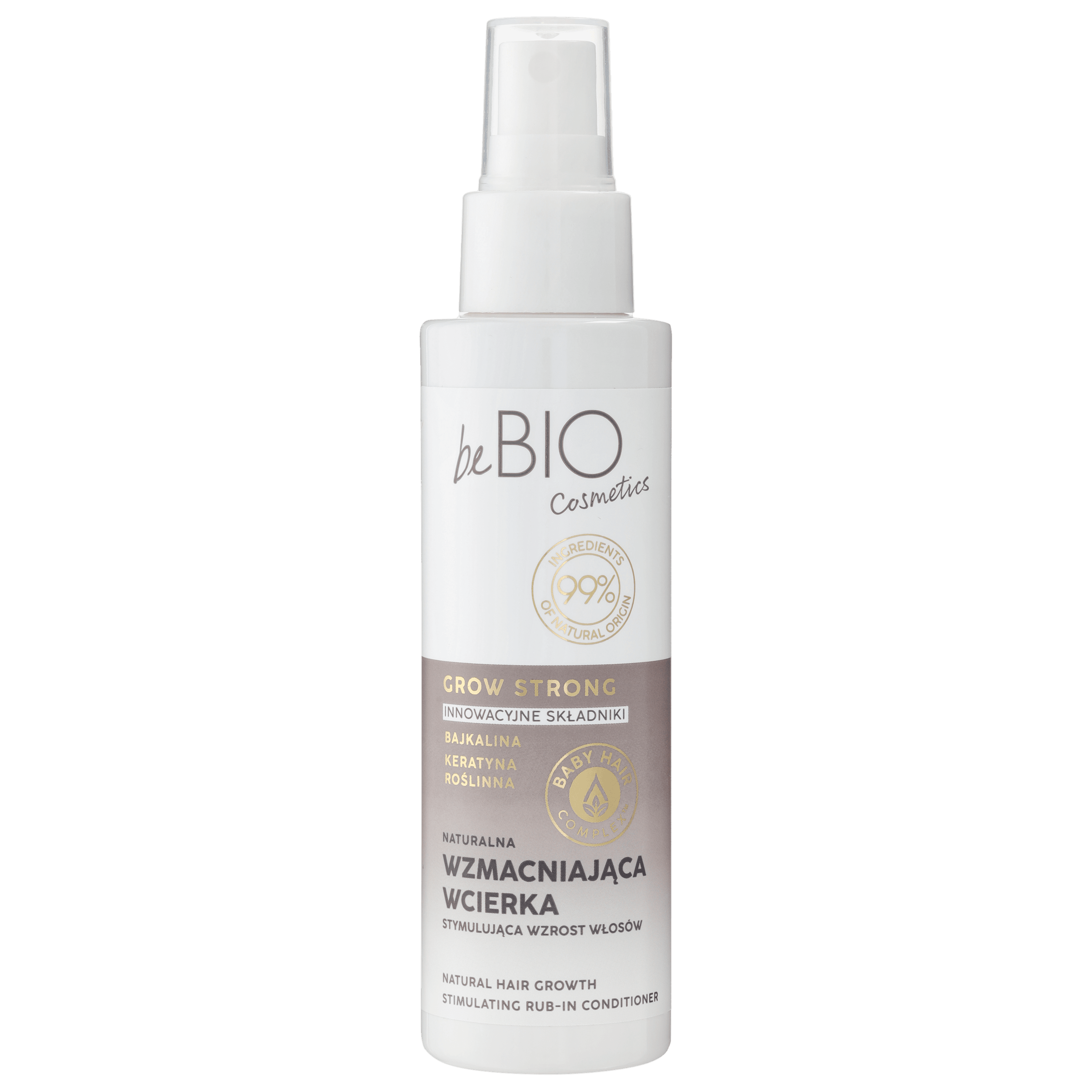 beBIO Baby Hair wzmacniająca wcierka stymulująca wzrost włosów, 100 ml