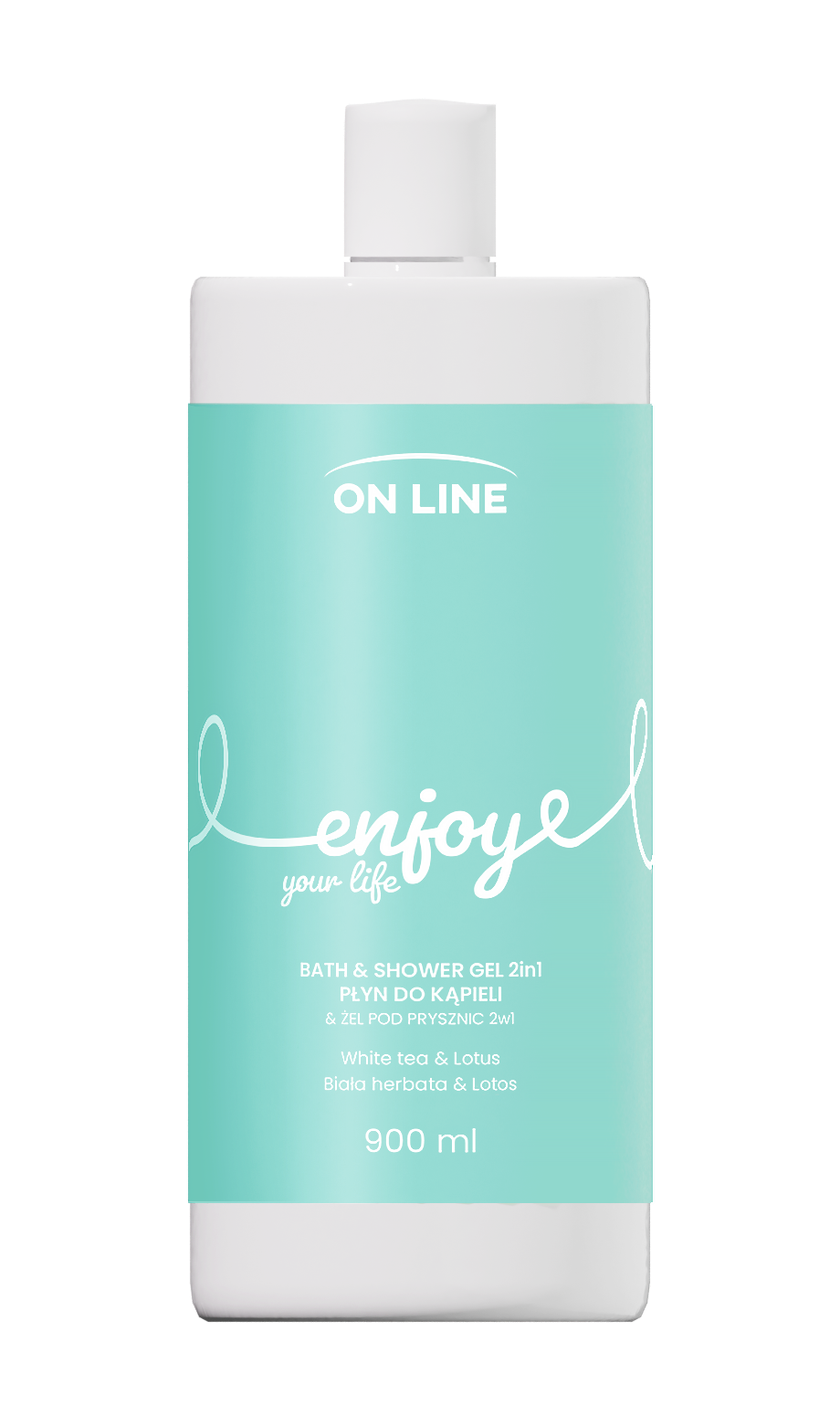 On Line Enjoy Your Life żel pod prysznic i płyn do kąpieli, 900 ml