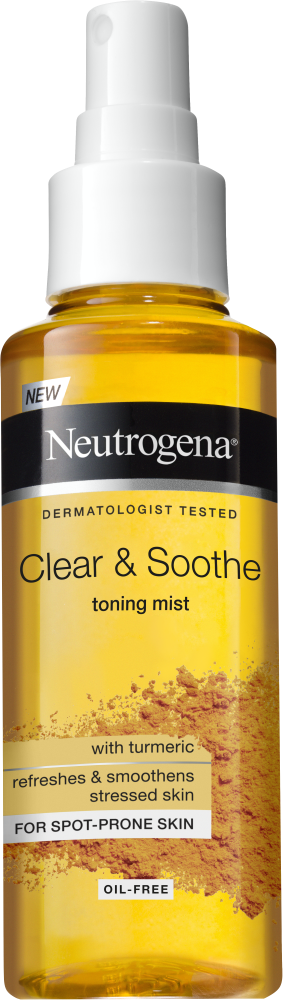 Neutrogena Clear&Soothe mgiełka do twarzy z kurkumą, 125 ml
