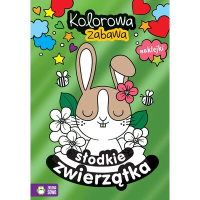 Kolorowanka Słodkie zwierzątka kolorowa zabawa