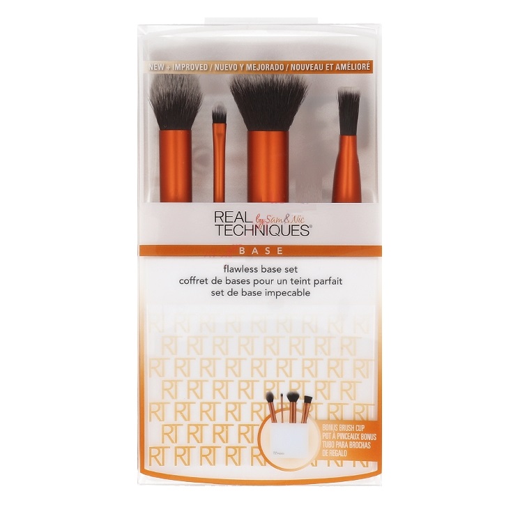 Real Techniques zestaw: pędzle do makijażu, 4 szt./1 opak,