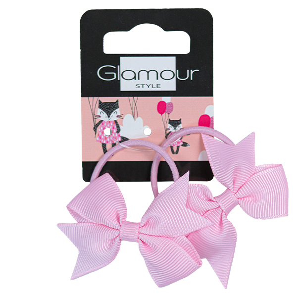 Glamour Kids gumki do włosów, 2 szt./1 opak.