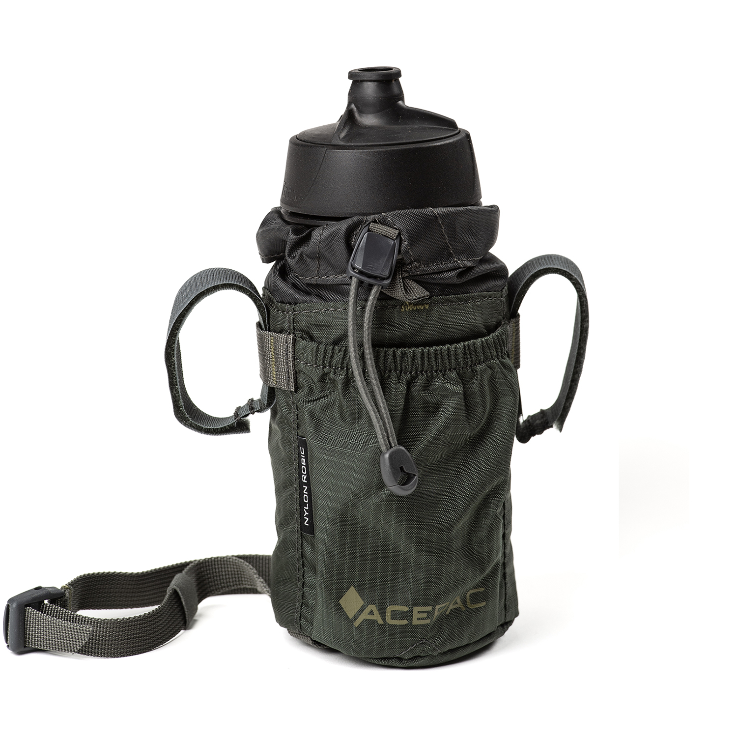 Torba rowerowa na bidon standardowy Acepac Bike Bottle Bag MKIII grey - ONE SIZE