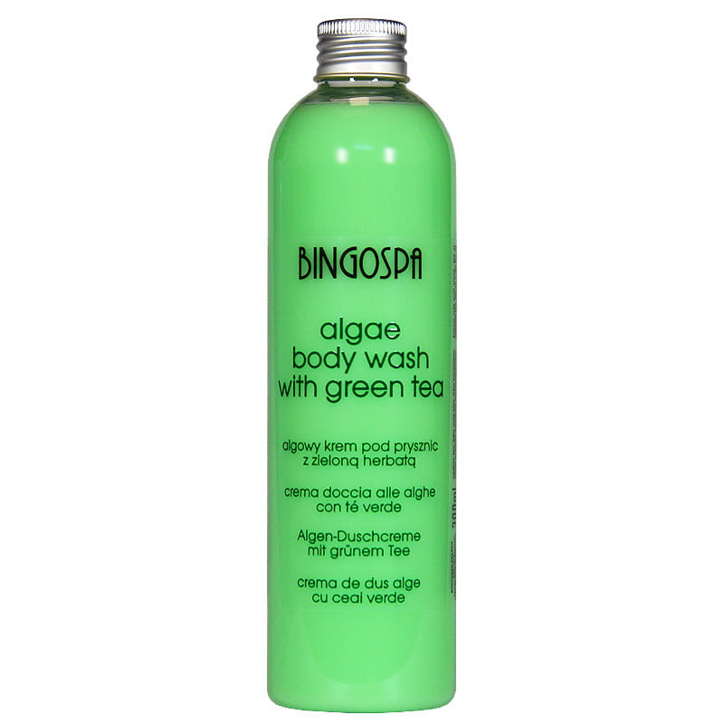 Bingospa algowy krem pod prysznic z zieloną herbatą, 300 ml
