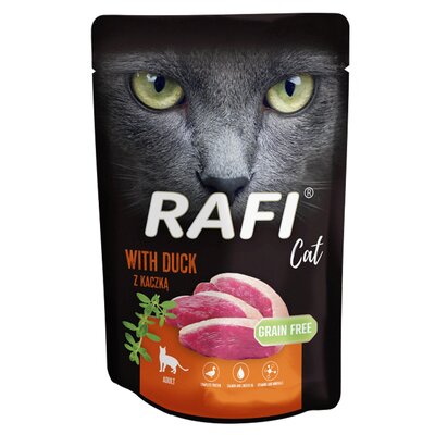 Karma dla kota RAFI z kaczką 100 g