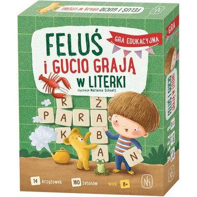 Gra edukacyjna NASZA KSIĘGARNIA Feluś i Gucio grają w literki