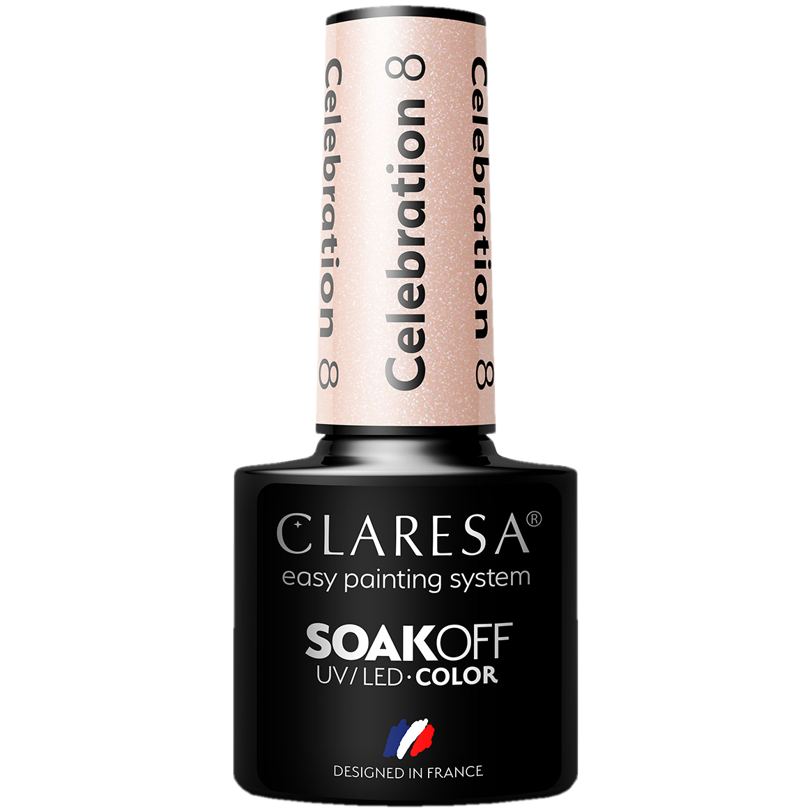 Claresa Celebration hybrydowy lakier do paznokci 8, 5 g