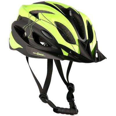 Kask rowerowy NILS EXTREME MTW291 Czarno-żółty MTB (rozmiar L)