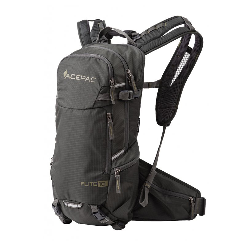 Plecak rowerowy sportowy Acepac Flite 10 MKIII grey - ONE SIZE